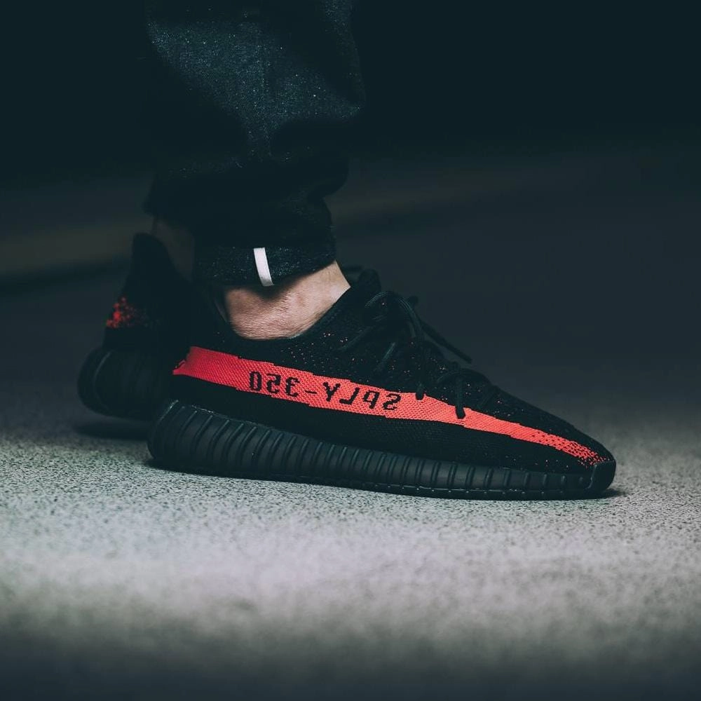 adidas Yeezy Boost 350 V2 Core Black Red Boost 350 Sneakers