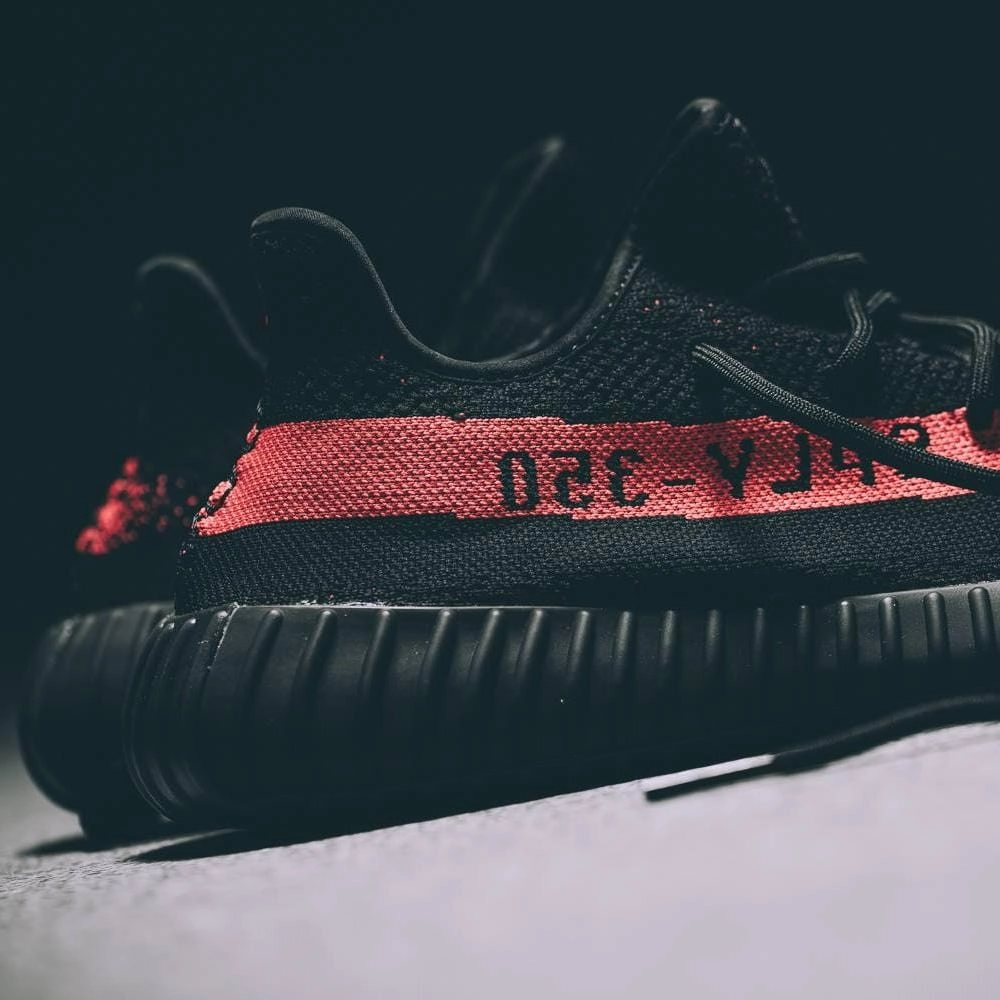 adidas Yeezy Boost 350 V2 Core Black Red Boost 350 Sneakers
