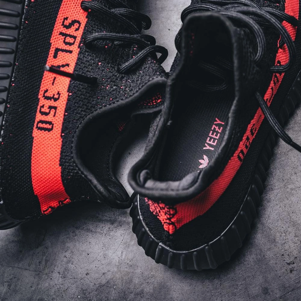 adidas Yeezy Boost 350 V2 Core Black Red Boost 350 Sneakers