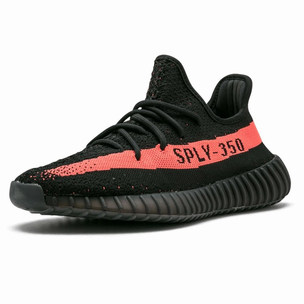 adidas Yeezy Boost 350 V2 Core Black Red Yeezy futuristic fashion sneakers