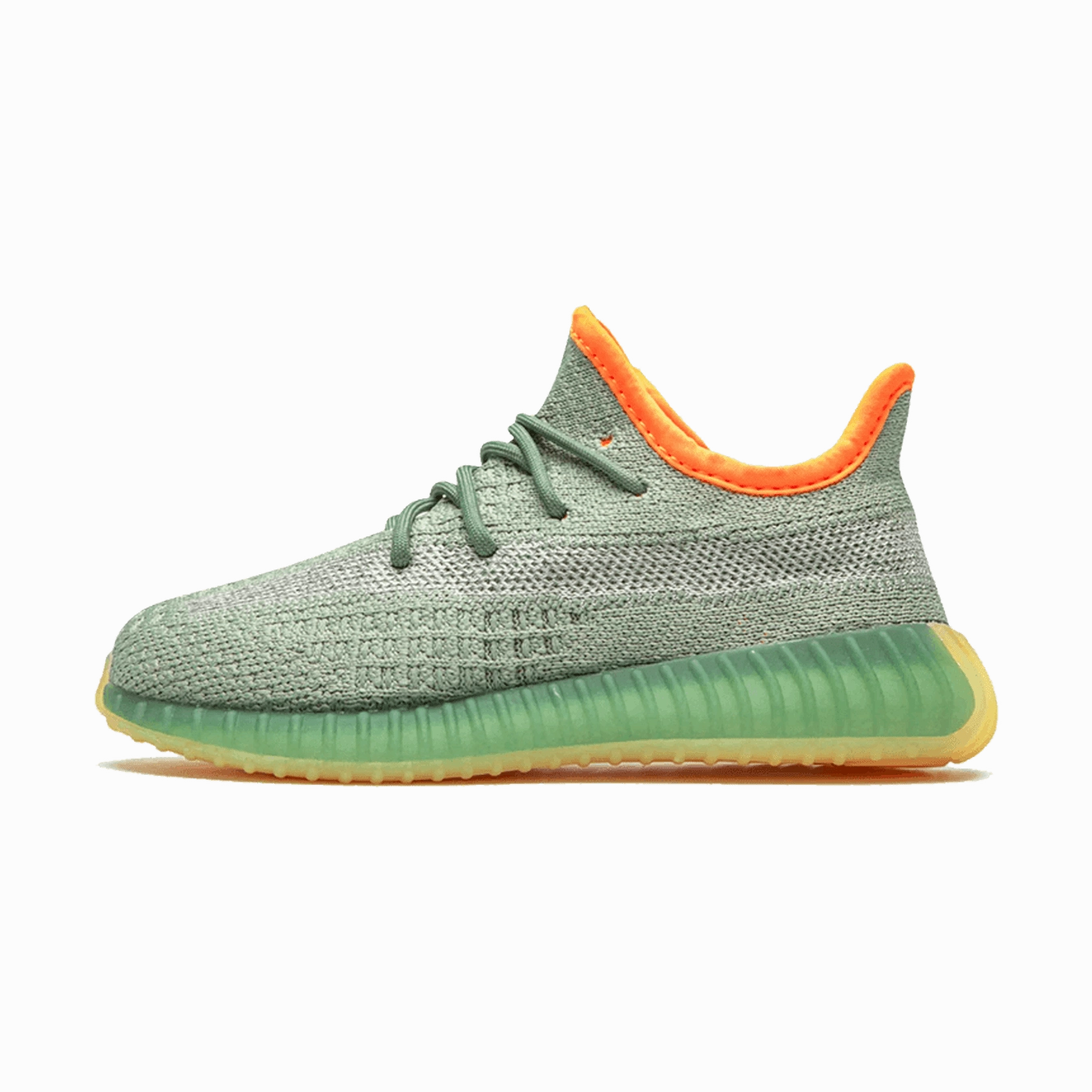 adidas Yeezy Boost 350 V2 Kids 'Desert Sage' Yeezy bold fashion sneakers with futuristic edge
