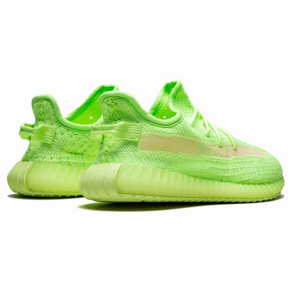 Adidas Yeezy Boost 350 V2 Kids 'Glow' Yeezy futuristic fashion sneakers