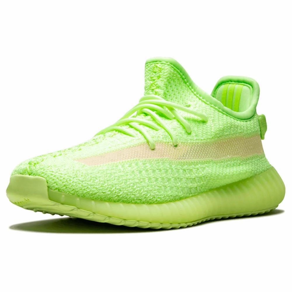 Adidas Yeezy Boost 350 V2 Kids 'Glow' Yeezy futuristic fashion sneakers
