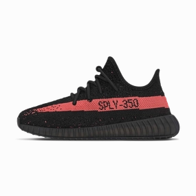 adidas Yeezy Boost 350 V2 Kids Core Black Red Yeezy bold fashion sneakers with futuristic edge
