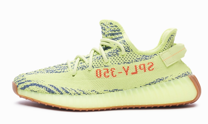 Adidas Yeezy Boost 350 V2 Semi Frozen Yellow Kanye West (B37572) Men's Size 6-12 yeezy 350 popular streetwear shoes lightweight