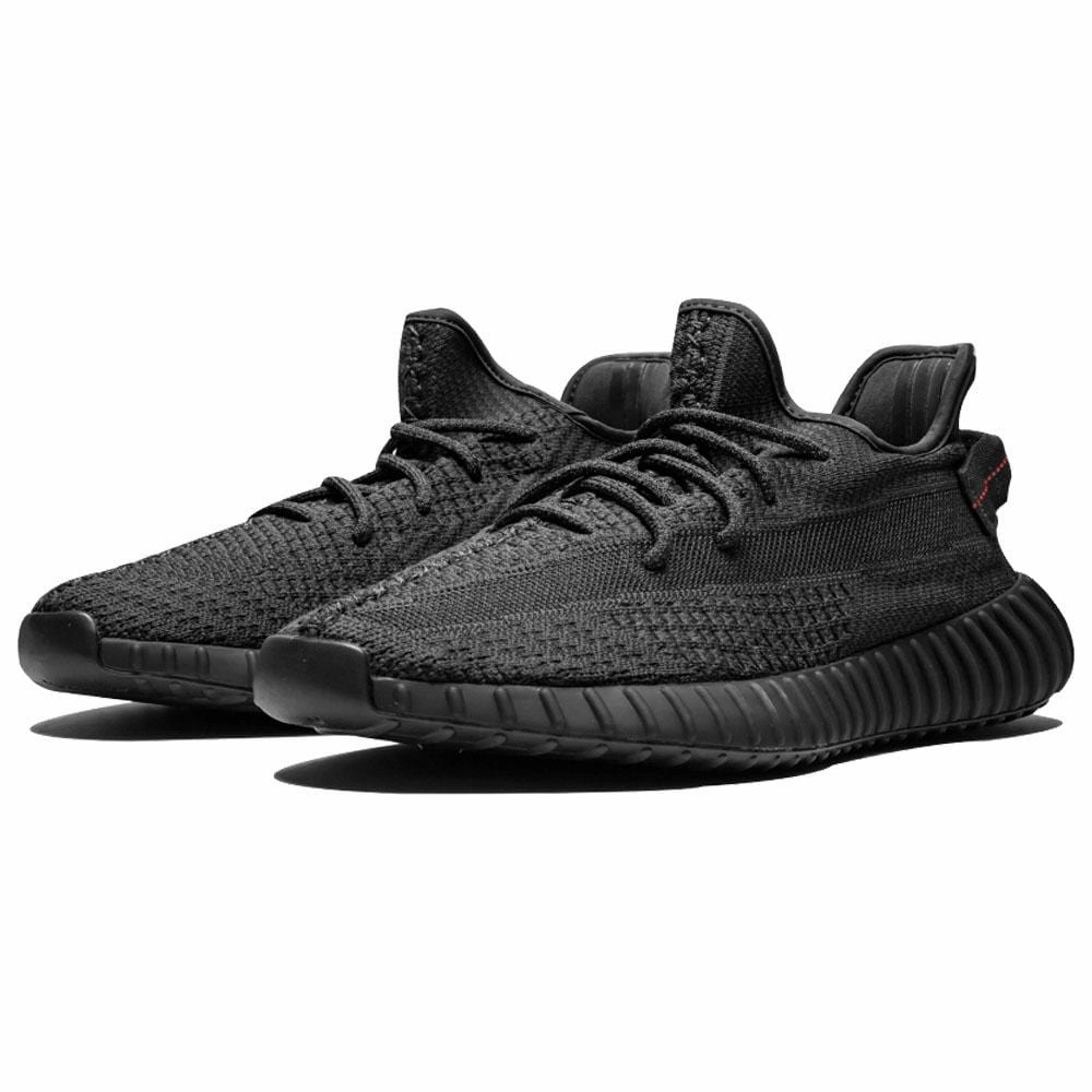adidas Yeezy Boost 350 V2 Static Black Non-Reflective Yeezy futuristic fashion sneakers