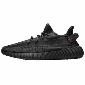 adidas Yeezy Boost 350 V2 Static Black Non-Reflective Yeezy bold fashion sneakers with futuristic edge