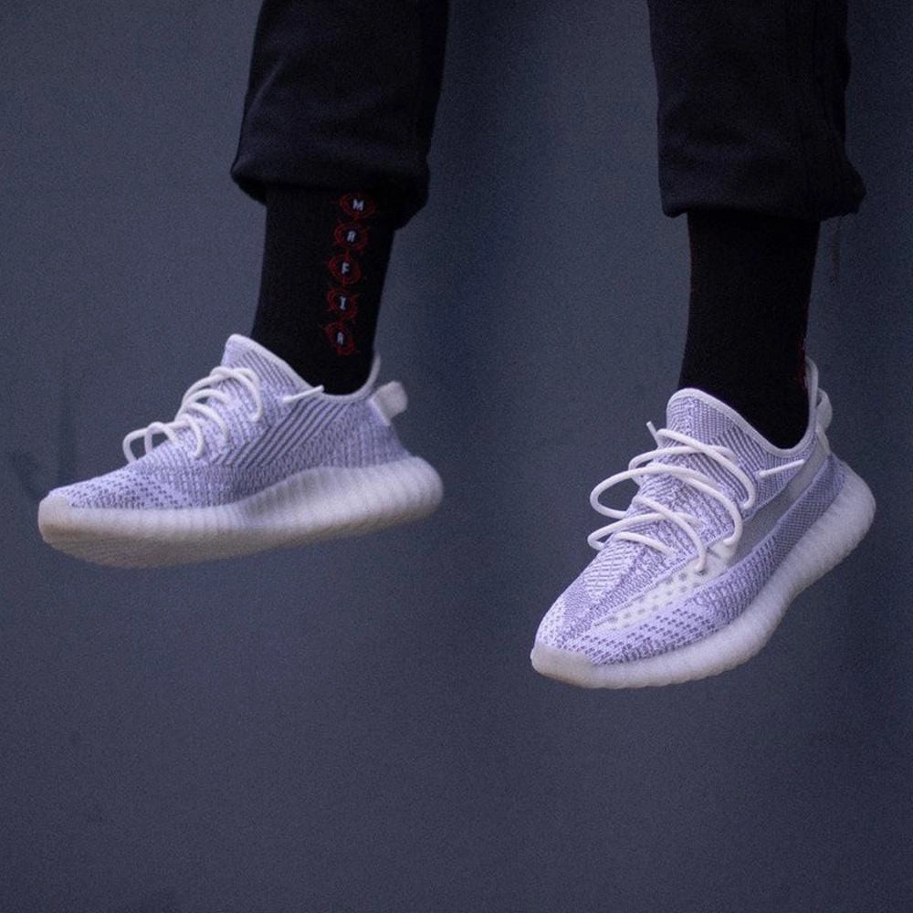adidas Yeezy Boost 350 v2 Static Reflective Yeezy futuristic fashion sneakers