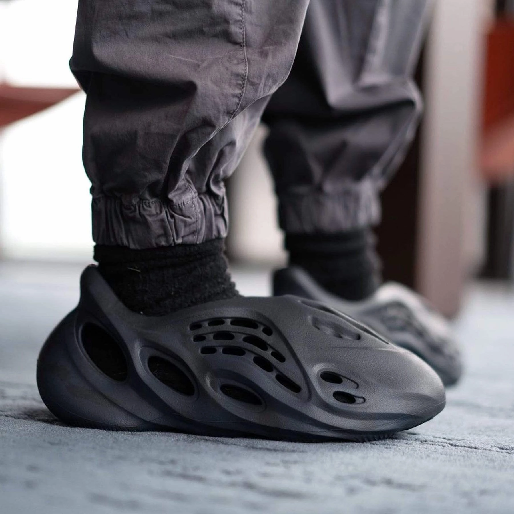 adidas Yeezy Foam Runner 'Mineral Blue' Yeezy futuristic fashion sneakers