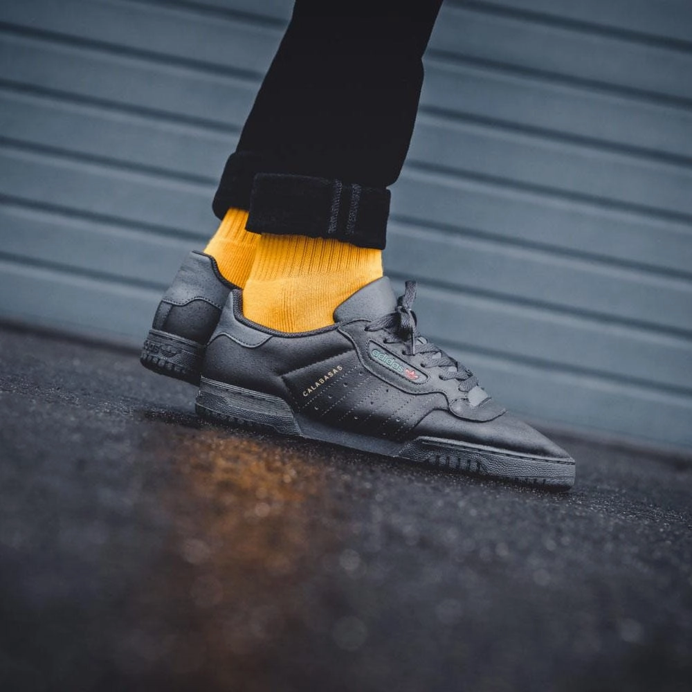 Adidas Yeezy Powerphase Calabasas "Black" Yeezy futuristic fashion sneakers