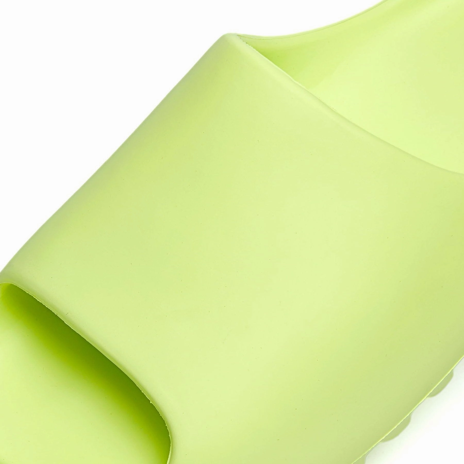 adidas Yeezy Slide 'Glow Green' Yeezy futuristic fashion sneakers