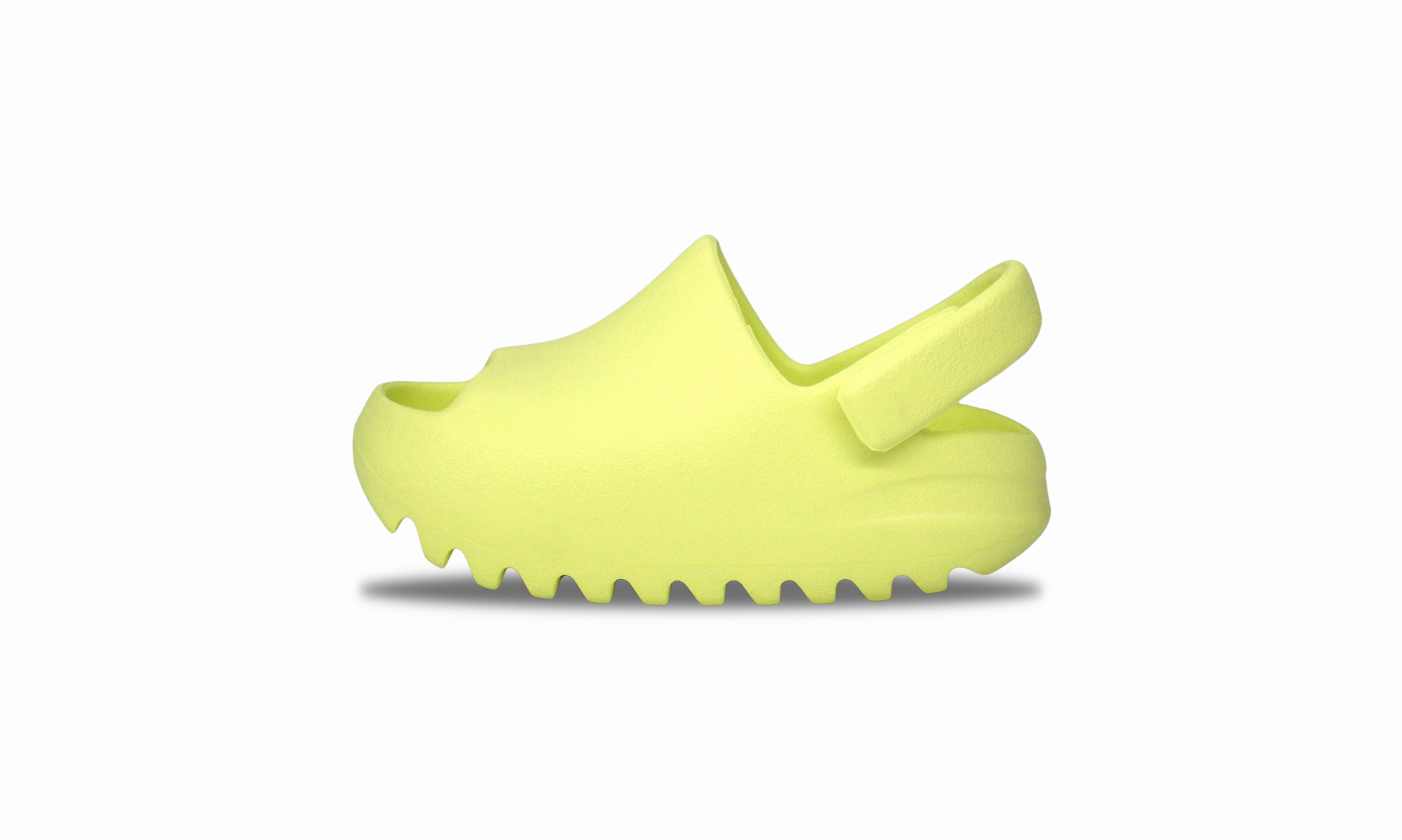 Adidas Yeezy Slide Glow Green Infant 2022 (HQ4119) Infant Size 3K-7K Shoes yeezy slides comfortable slip-on sandals