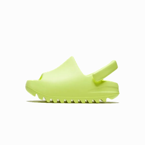adidas Yeezy Slide Infants 'Glow Green' yeezy slides lightweight easy wear sandals