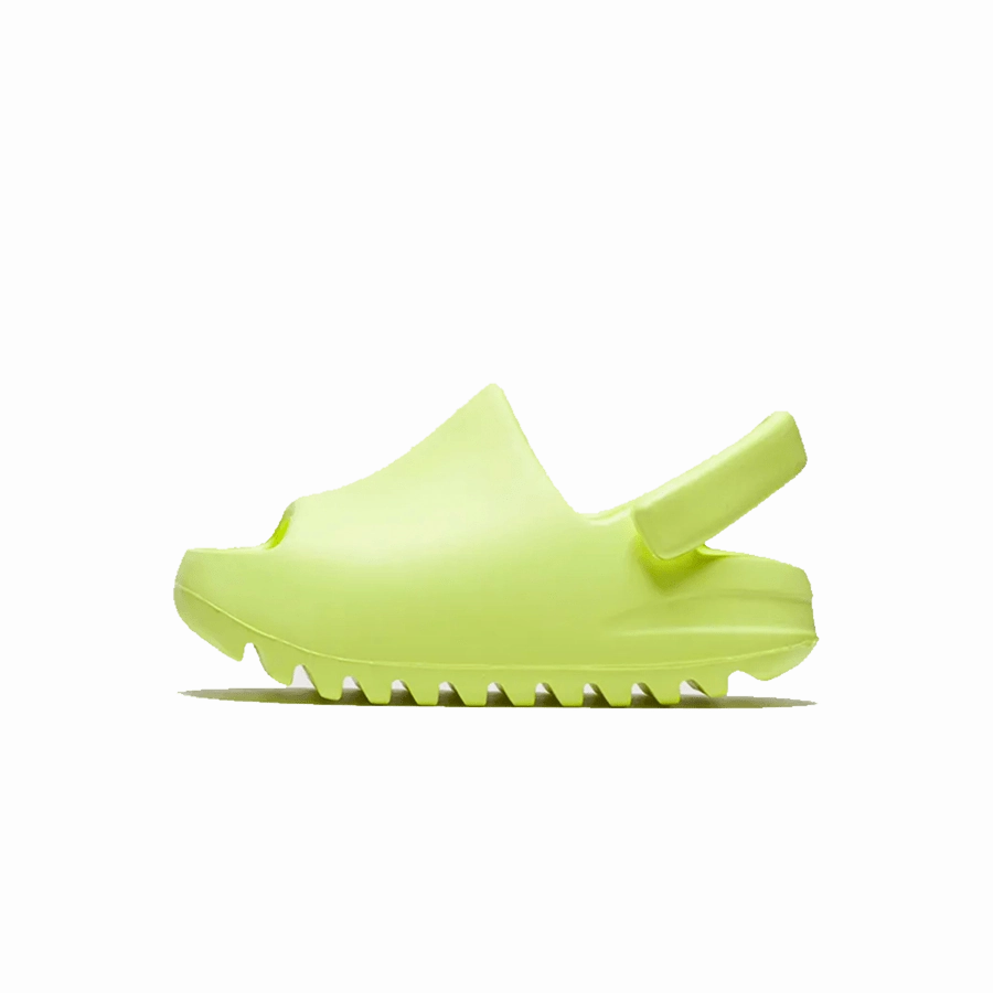 adidas Yeezy Slide Infants 'Glow Green' yeezy slides lightweight easy wear sandals