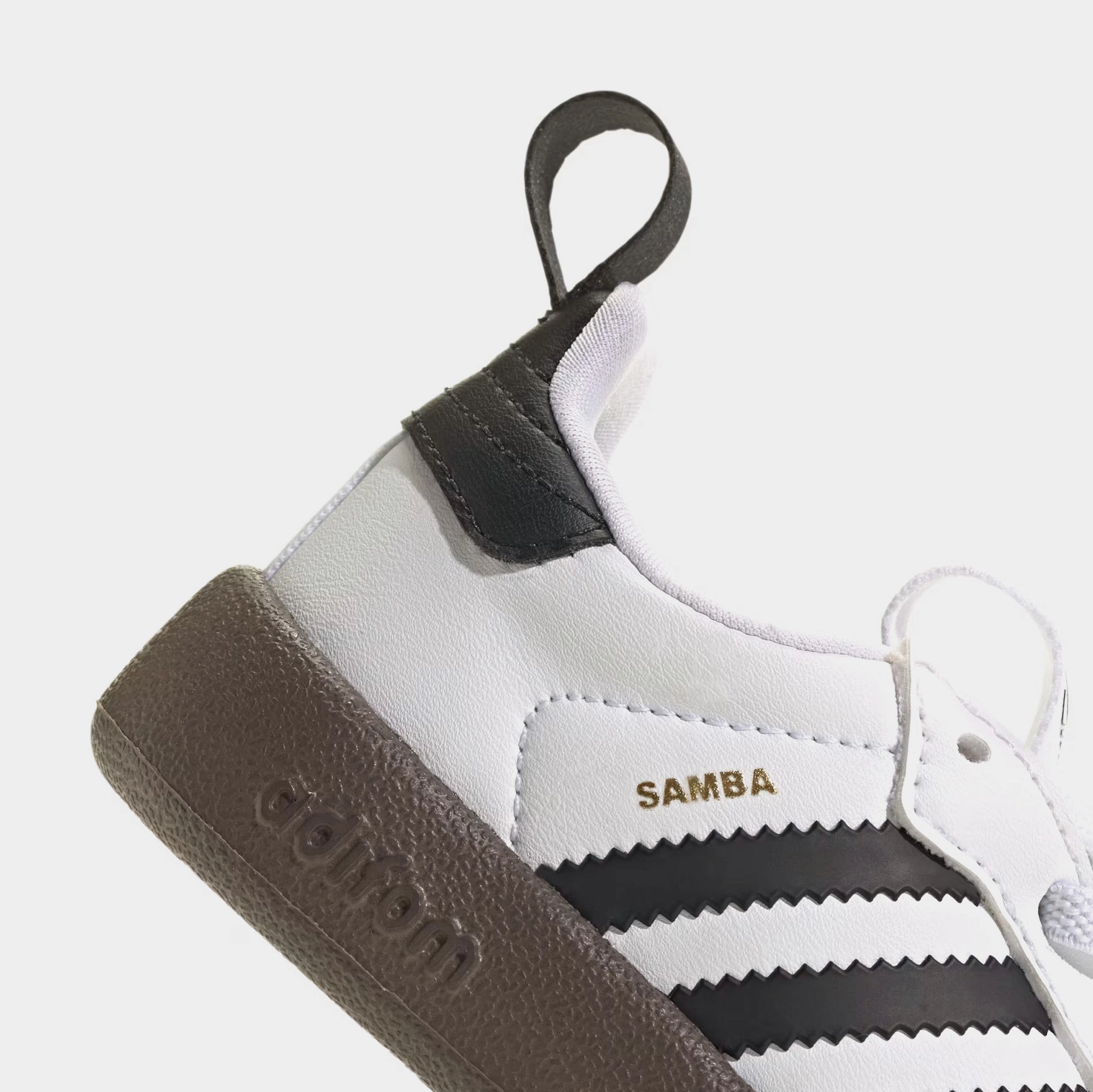 Adifom Samba 360 Infant Toddler Lifestyle Shoes (Cloud White/Core Black/Clear Granite) T-toe casual trainers