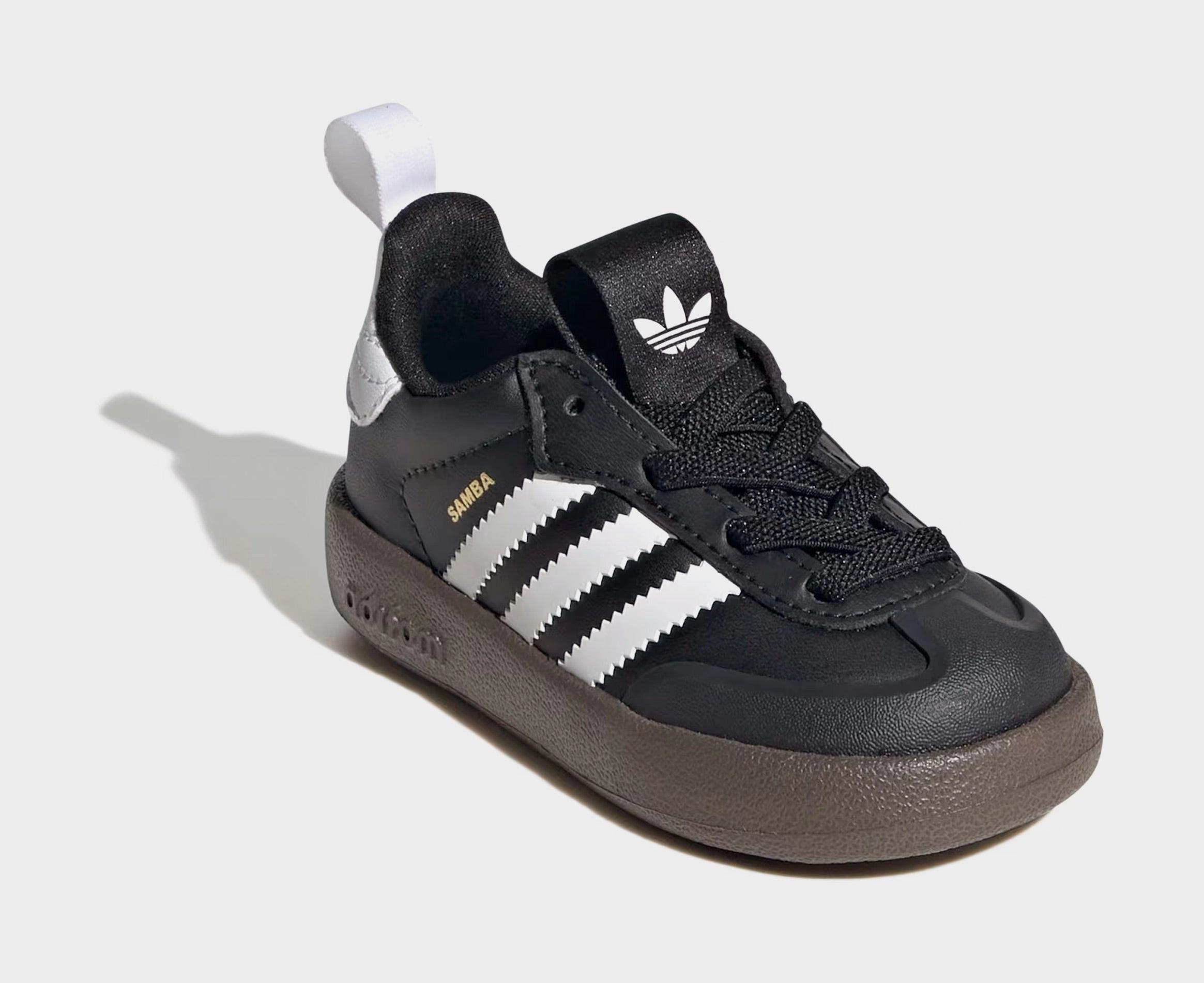 Adifom Samba 360 Infant Toddler Lifestyle Shoes (Core Black/Core White/Gum) T-toe casual trainers