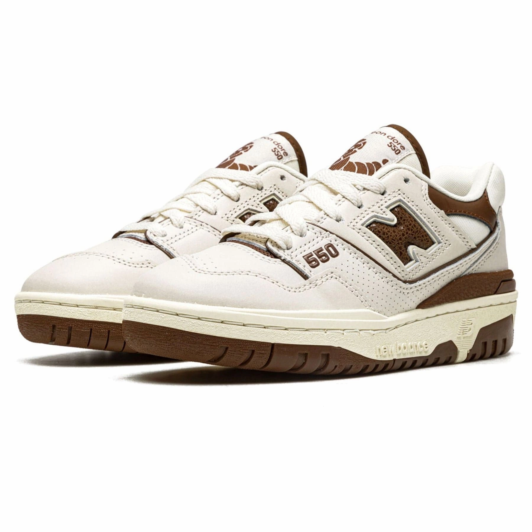 Aim Leon Dore x New Balance 550 'Brown' Vintage 550 sneakers