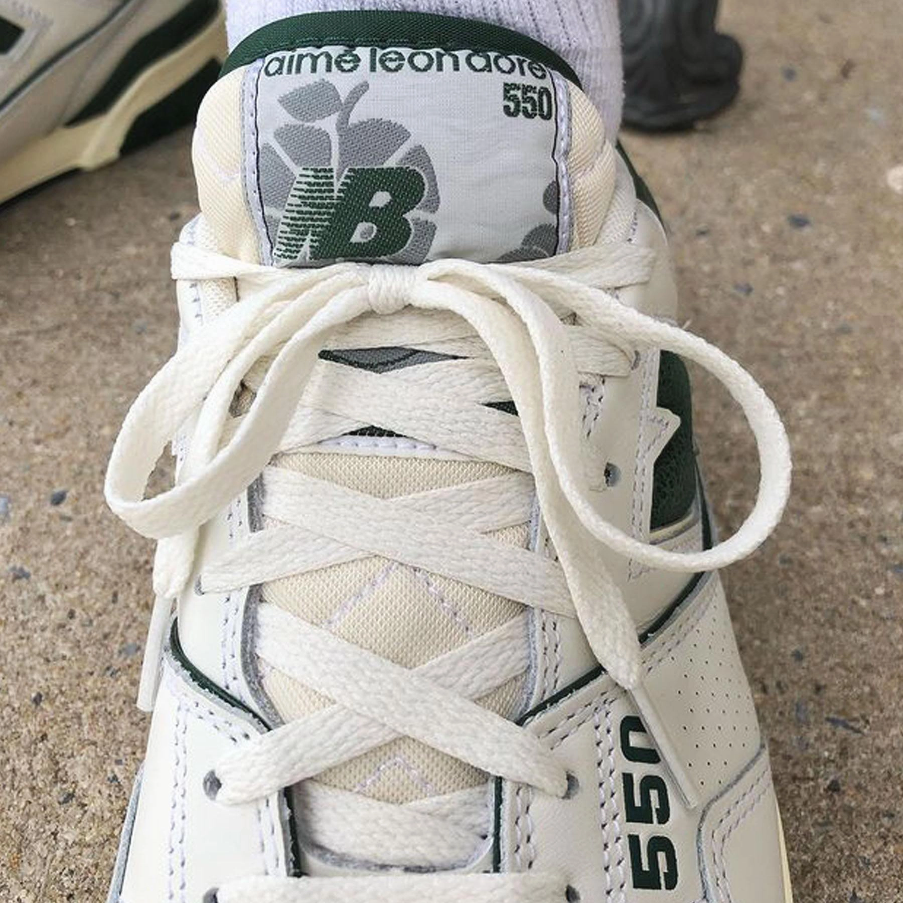 Aim Leon Dore x New Balance 550 'Evergreen' Vintage 550 sneakers