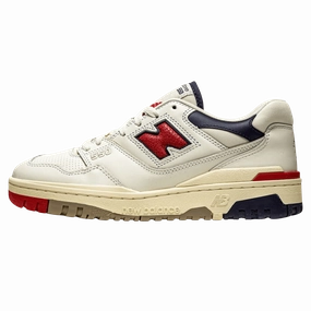 Aim Leon Dore x New Balance 550 Red Navy new balance 550 vintage sneakers durable and trendy