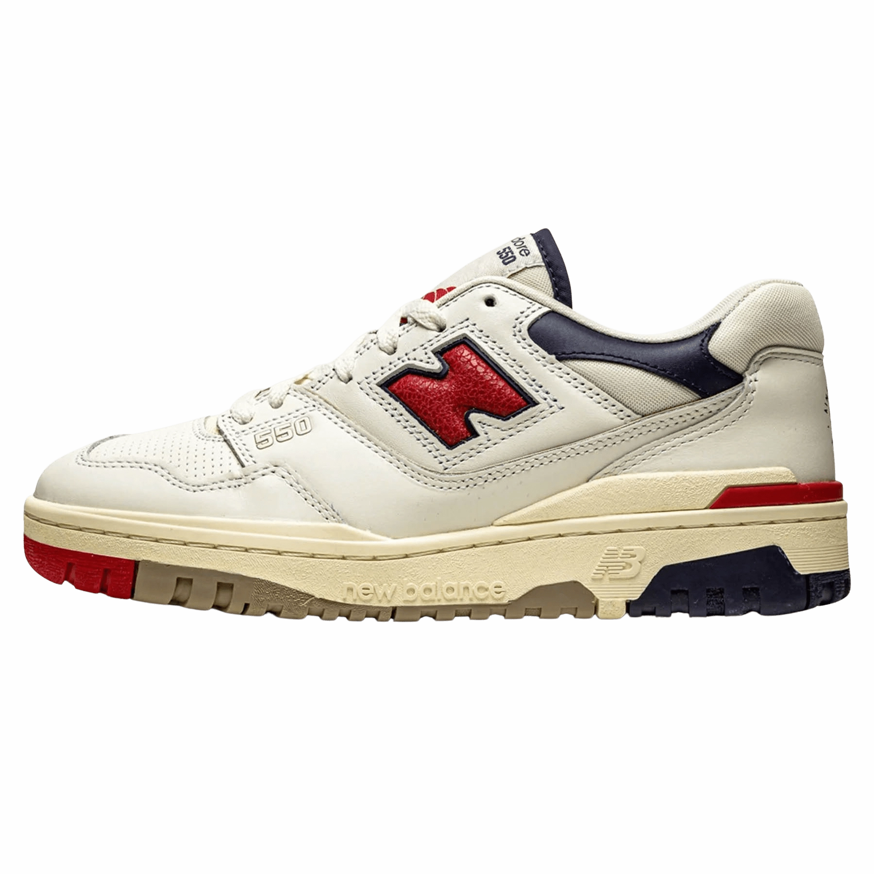 Aim Leon Dore x New Balance 550 Red Navy new balance 550 vintage sneakers durable and trendy