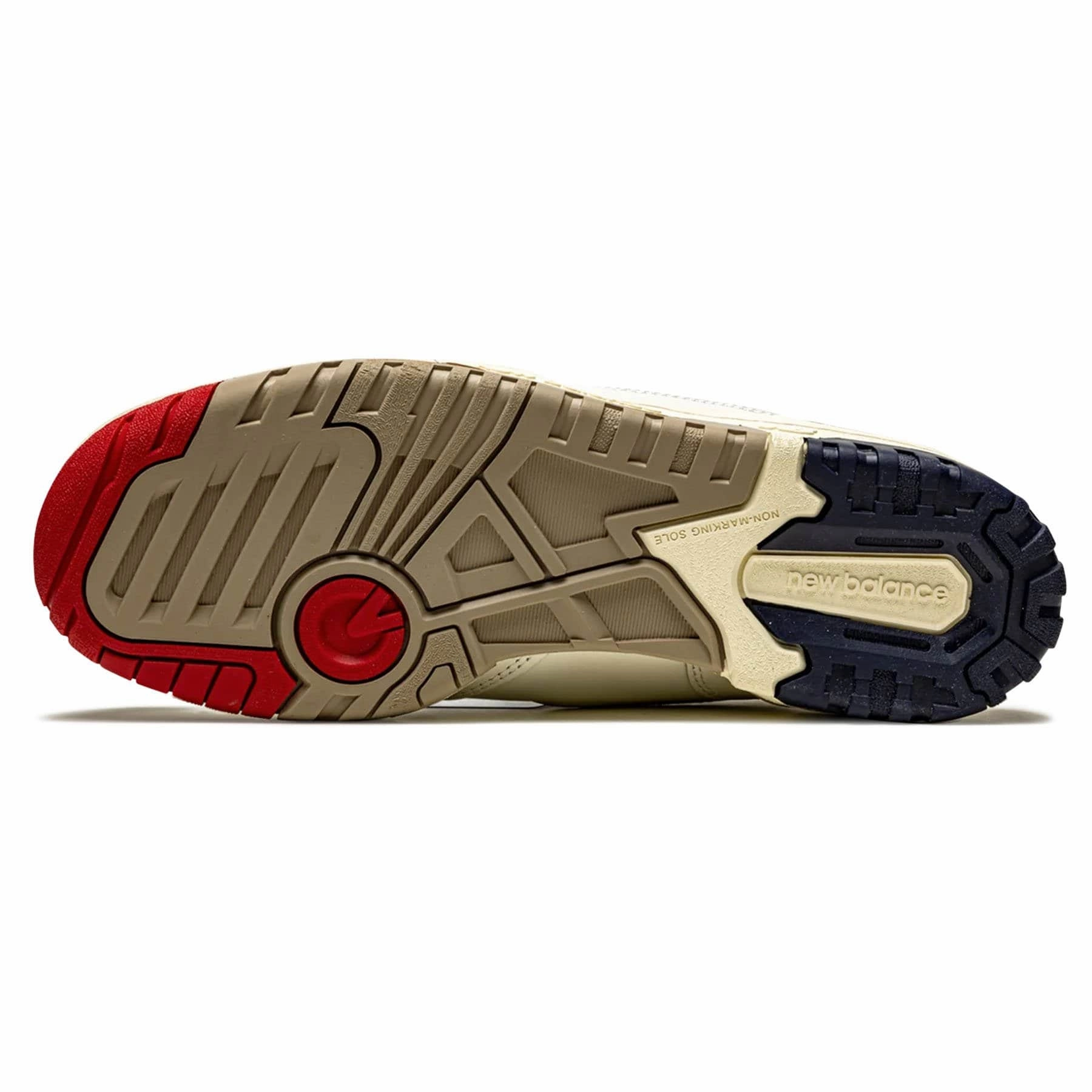 Aim Leon Dore x New Balance 550 Red Navy Vintage 550 sneakers