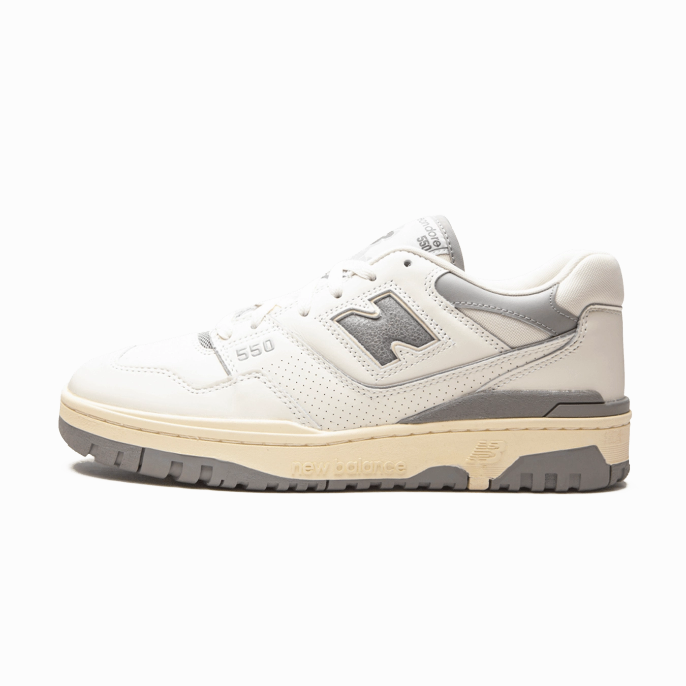 Aim Leon Dore x New Balance 550 Silver new balance 550 vintage sneakers durable and trendy