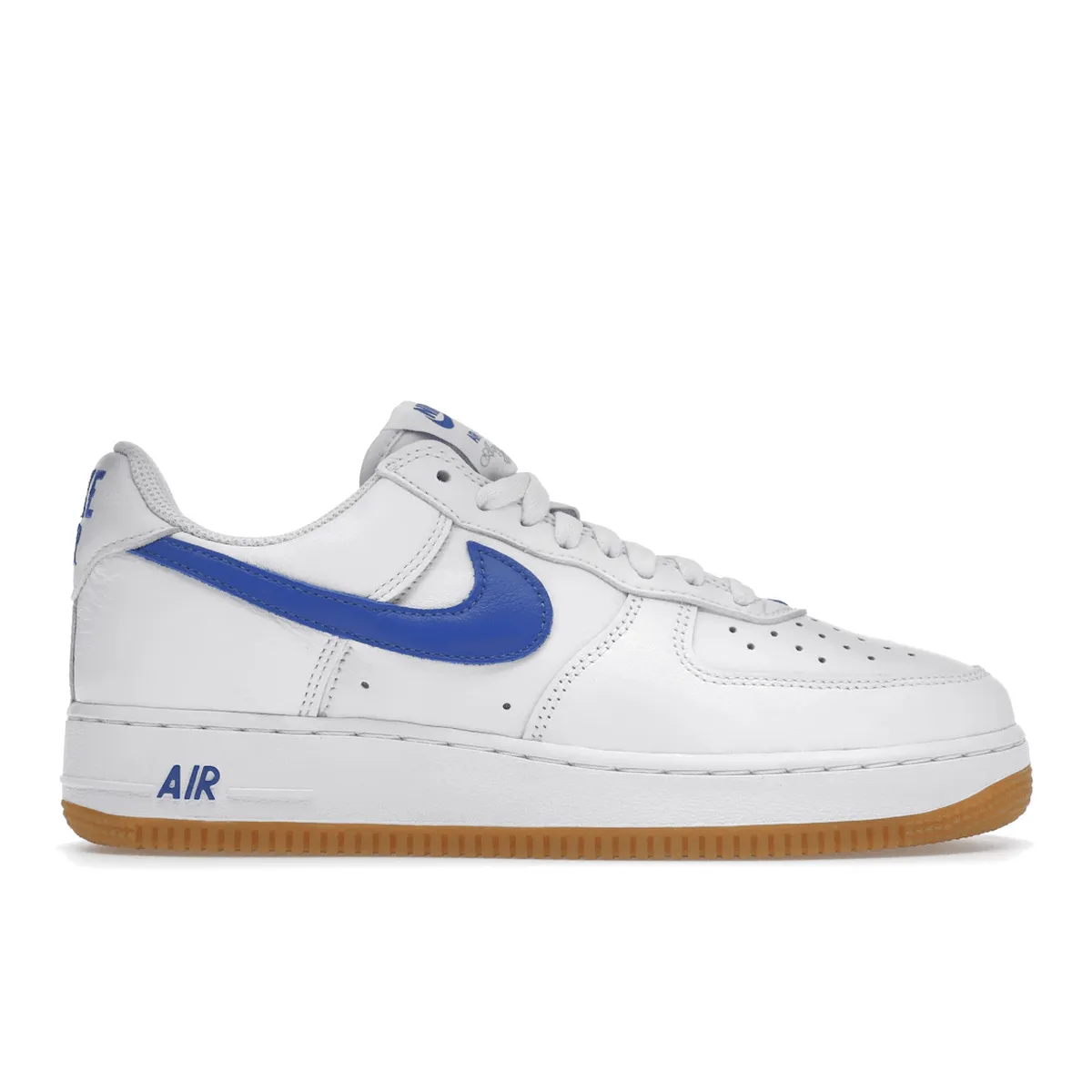 Air Force 1 '07 Color of the Month Varsity Royal Gum Nike Air Force 1 heritage shoes for everyday wear