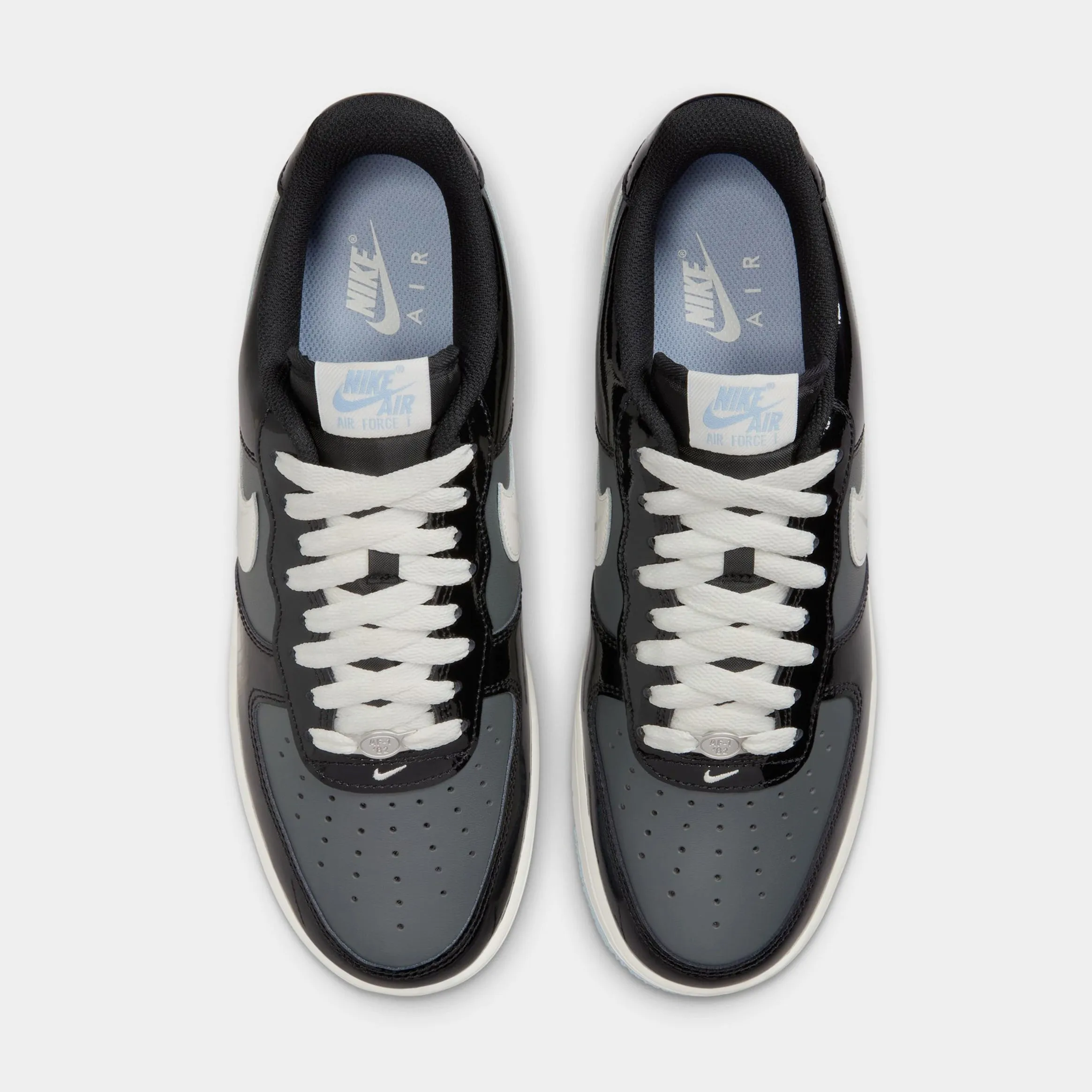 Air Force 1 '07 Low Mens Lifestyle Shoes (Black/Sail/Armory Blue/Iron Grey) Nike Max 95 versions