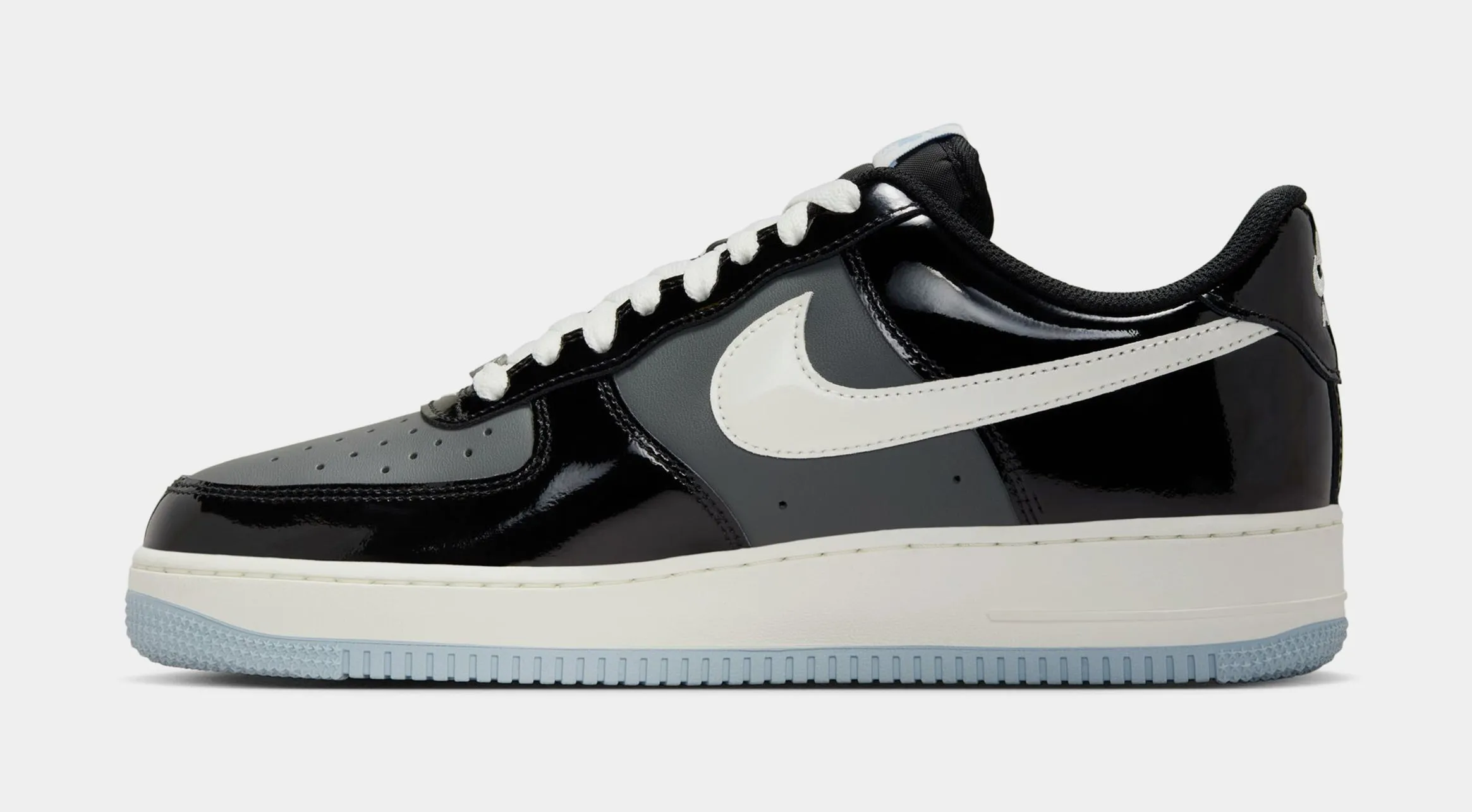 Air Force 1 '07 Low Mens Lifestyle Shoes (Black/Sail/Armory Blue/Iron Grey) Nike Max 95 versions