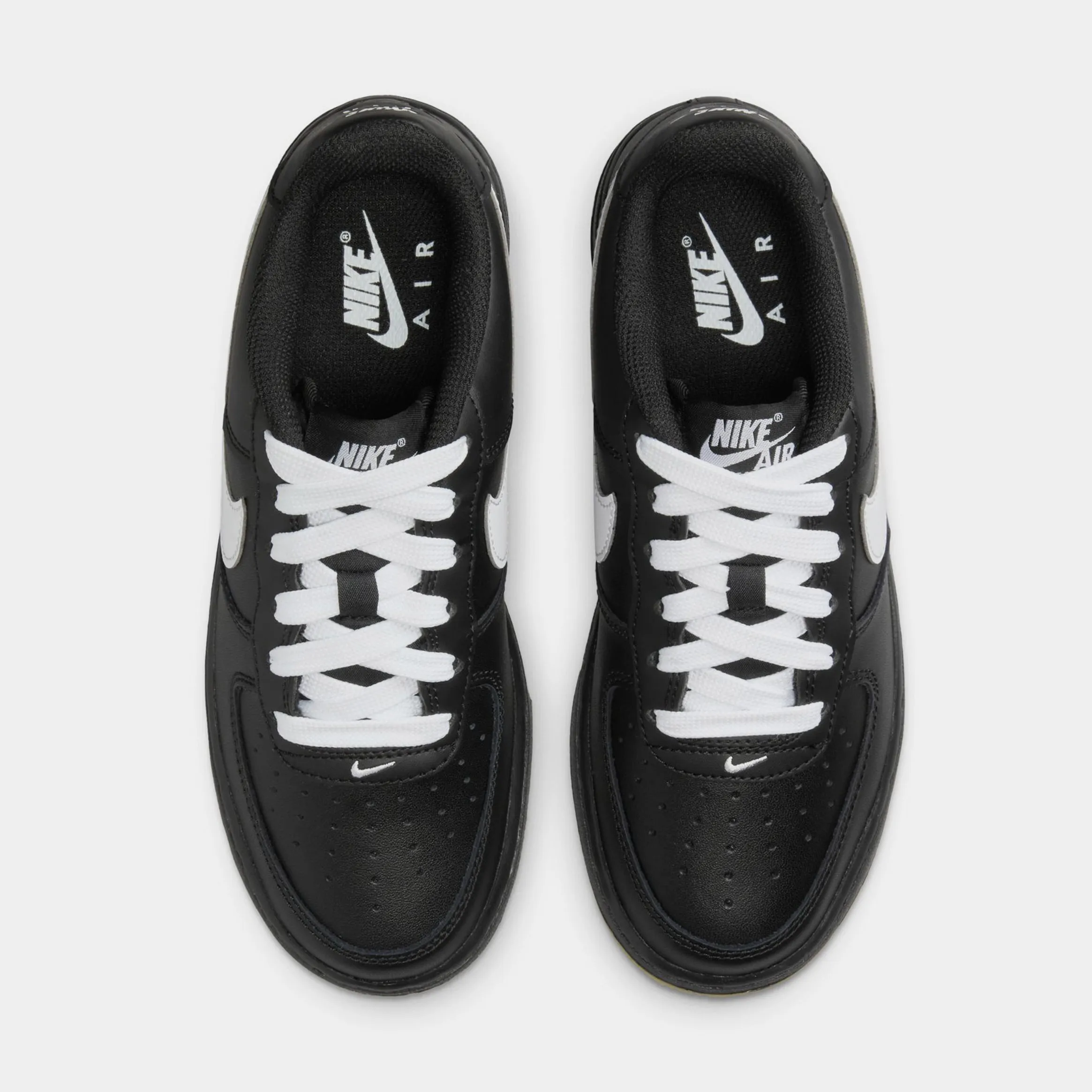 Air Force 1 '07 LV8 Grade School Lifestyle Shoes (Black/Gum Light Brown/White) Nike Max 95 versions