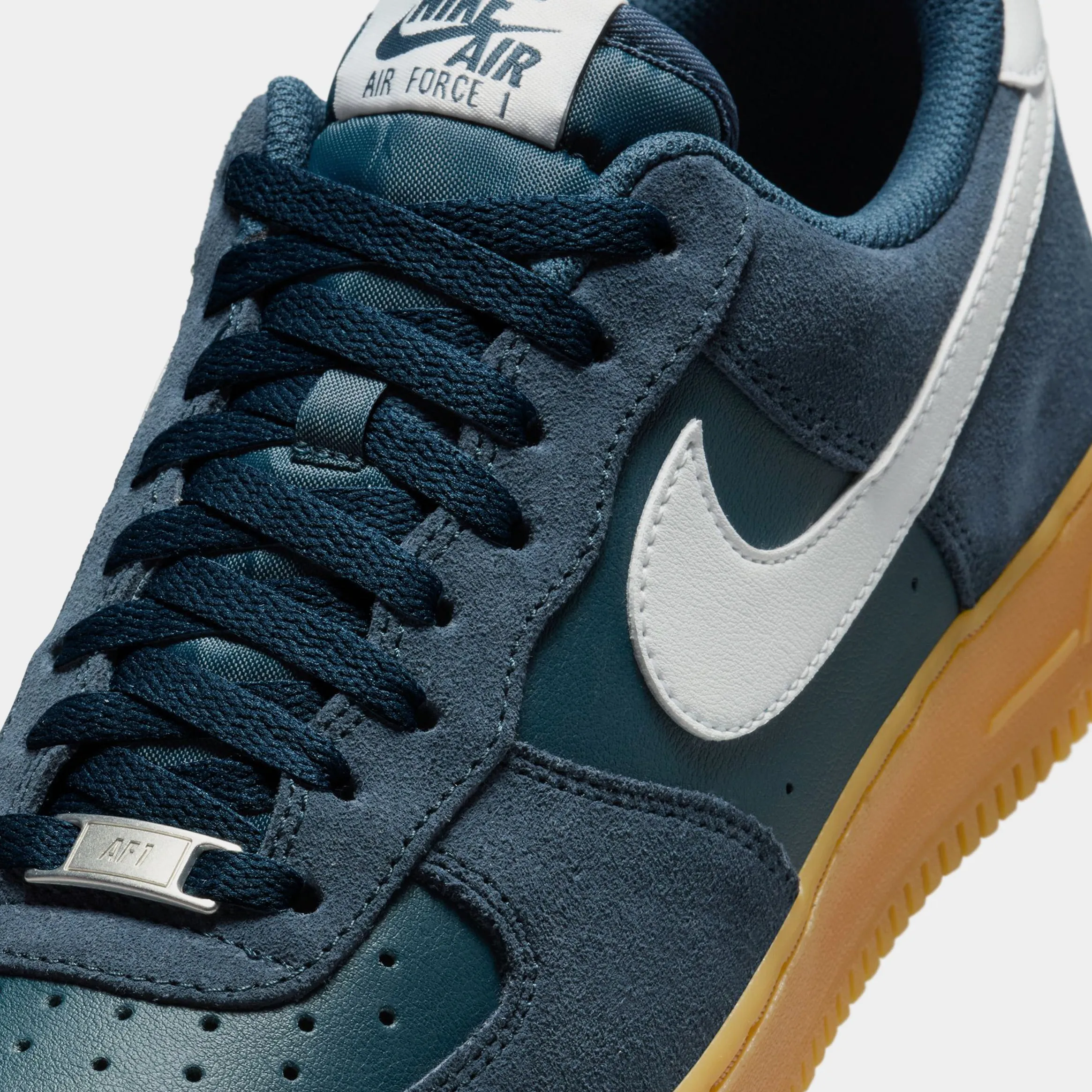Air Force 1 '07 LV8 Mens Basketball Shoes (Armory Navy/Gum Light Brown/Summit White) Nike Max 95 versions