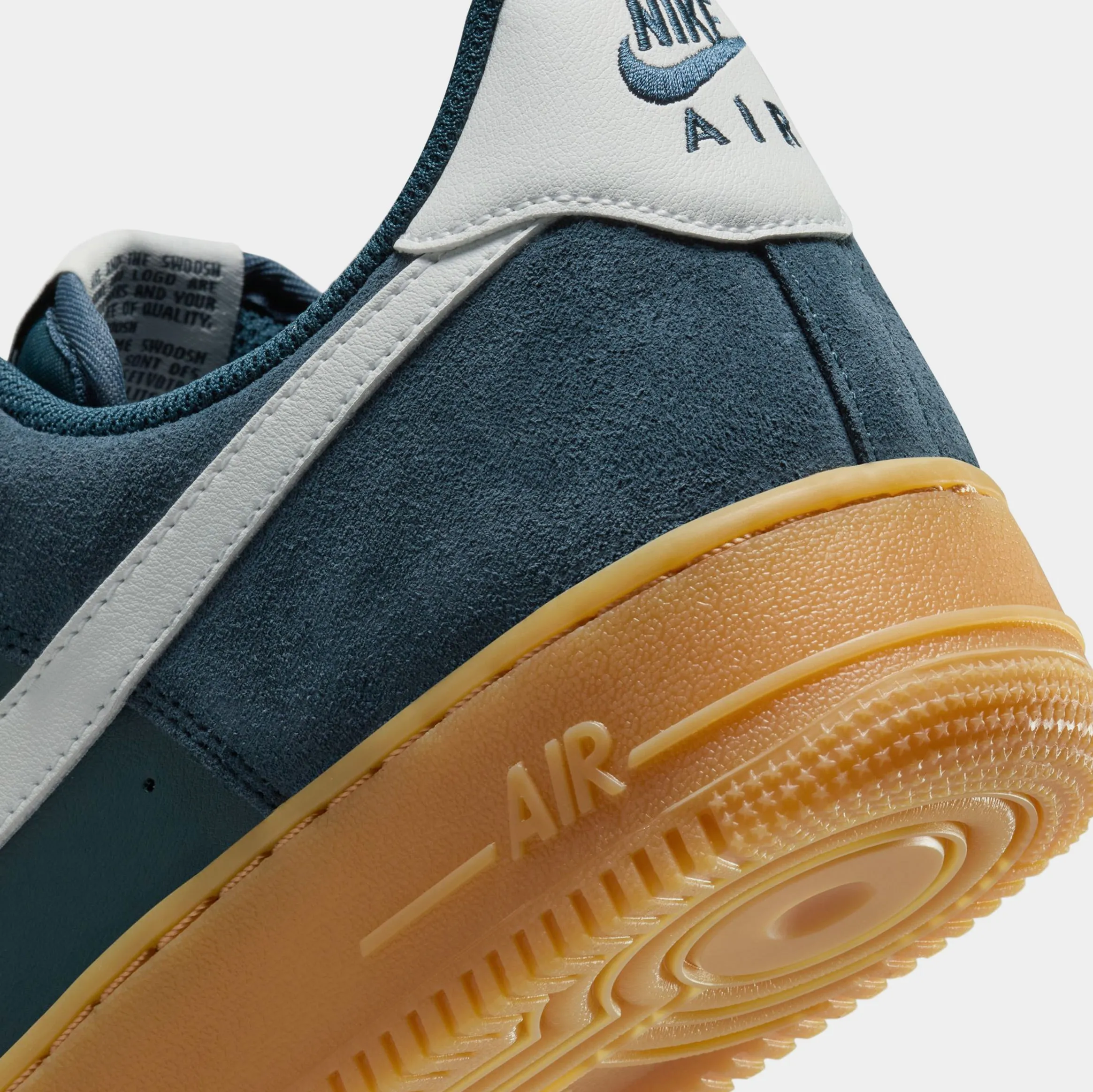 Air Force 1 '07 LV8 Mens Basketball Shoes (Armory Navy/Gum Light Brown/Summit White) Nike Max 95 versions