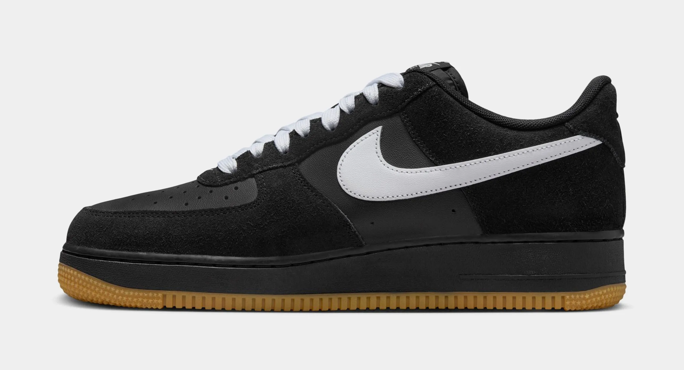 Air Force 1 '07 LV8 Mens Lifestyle Shoes (Black/Gum Light Brown/White) Nike Max 95 versions