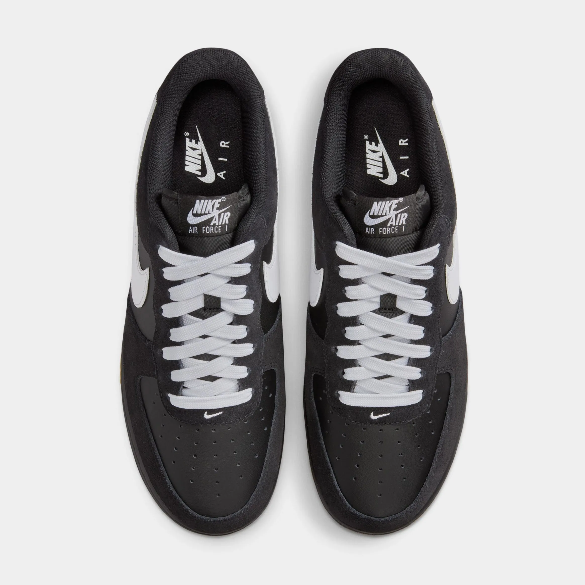 Air Force 1 '07 LV8 Mens Lifestyle Shoes (Black/Gum Light Brown/White) Nike Max 95 versions