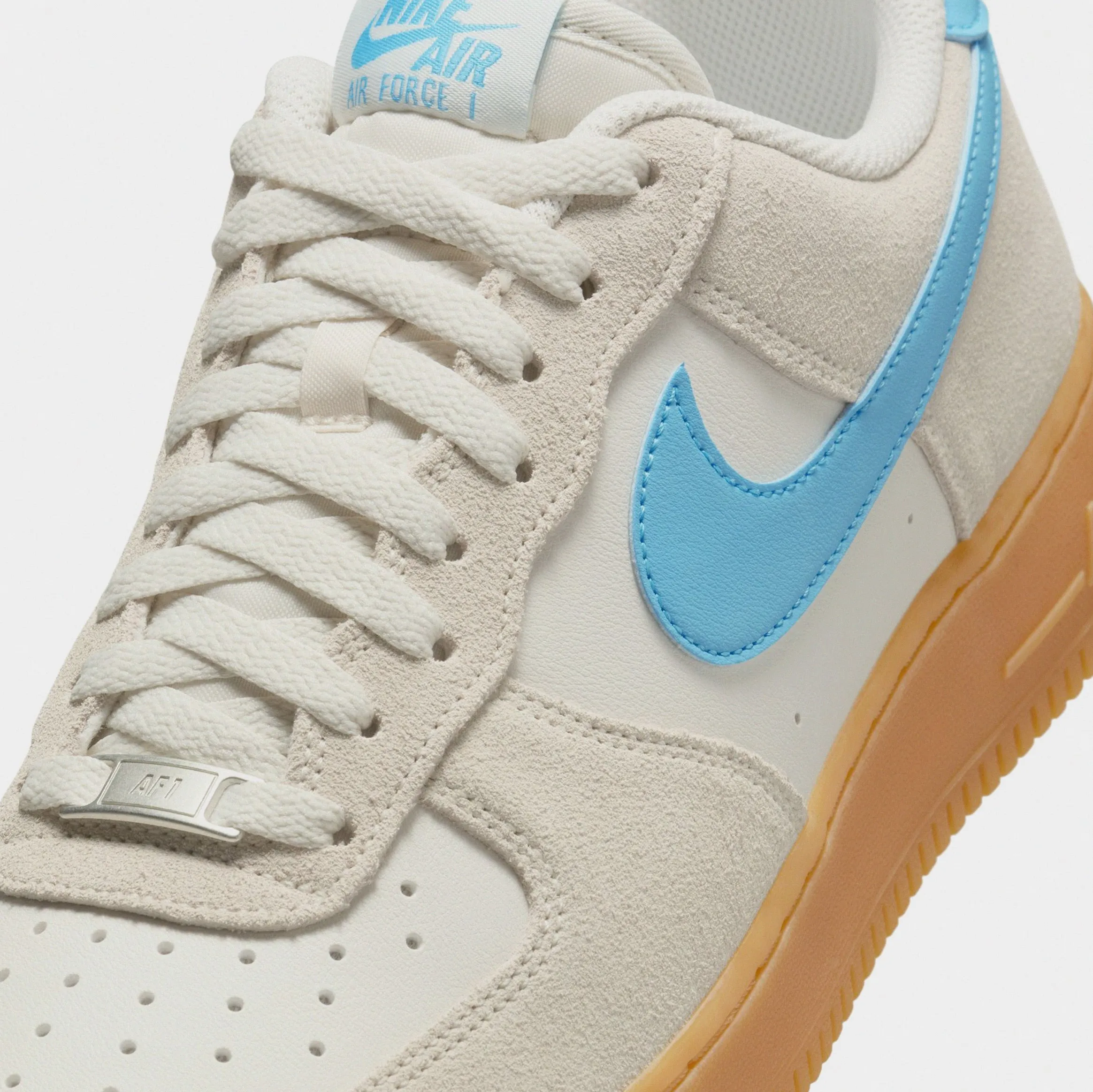 Air Force 1 '07 LV8 Mens Lifestyle Shoes (Phantom/Baltic Blue/Gum Yellow) Nike Max 95 versions