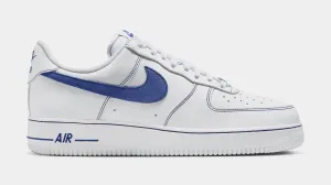 Air Force 1 '07 LV8 Mens Lifestyle Shoes (White/Deep Royal Blue) nike air force 1 timeless streetwear shoes