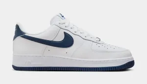 Air Force 1 '07 LV8 Mens Lifestyle Shoes (White/Midnight Navy) nike air force 1 timeless streetwear shoes