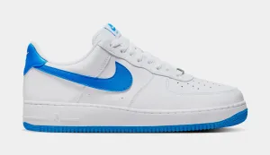 Air Force 1 '07 Mens Lifestyle Shoes (White/Photo Blue) nike air force 1 timeless streetwear shoes