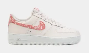 Air Force 1 '07 Pink Paisley Womens Lifestyle Shoes (Pink) nike air force 1 timeless streetwear shoes