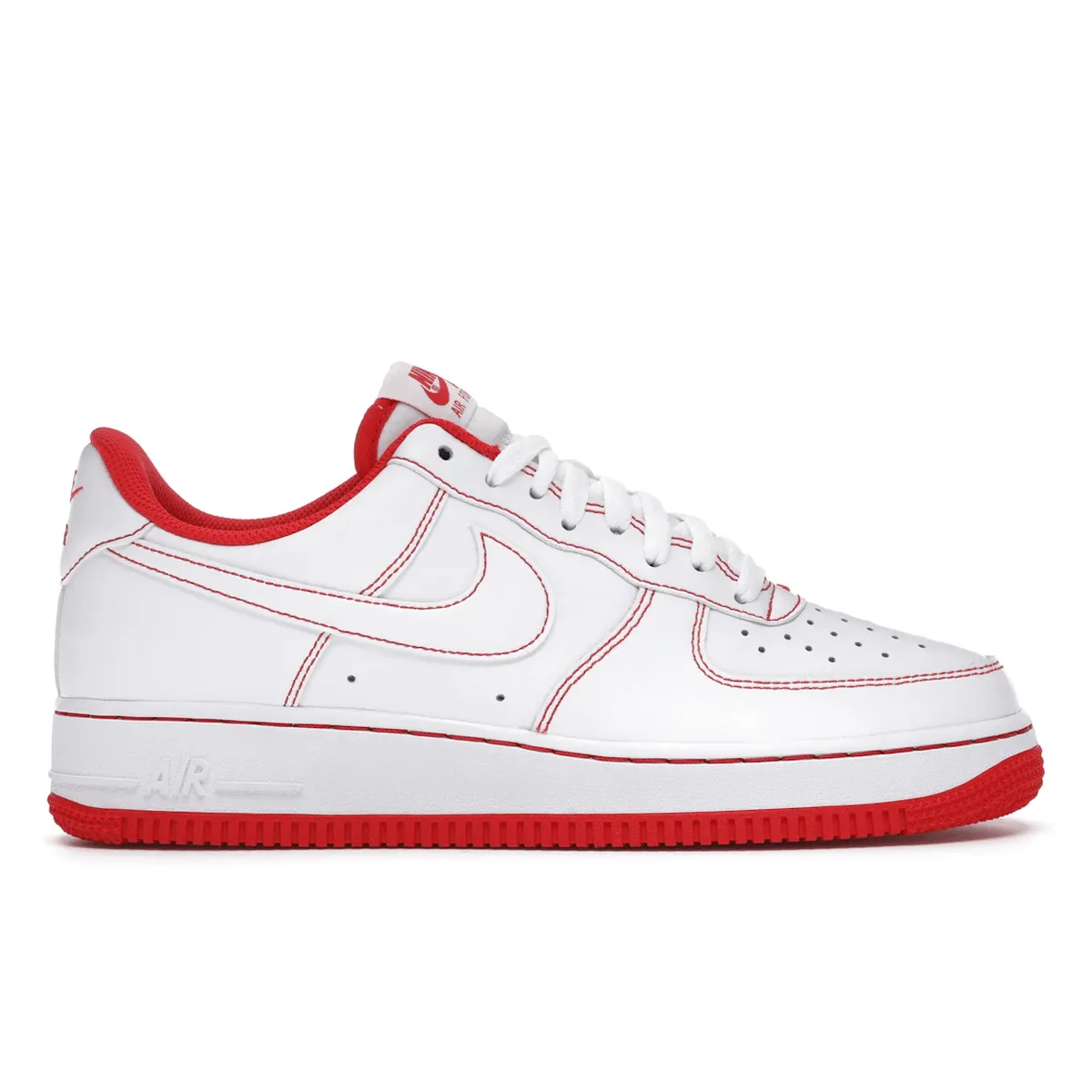 Air Force 1 07 White University Red Nike Air Force 1 heritage shoes for everyday wear
