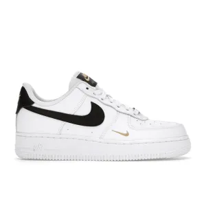 Air Force 1 Black Mini Swoosh Nike Air Force 1 heritage shoes for everyday wear