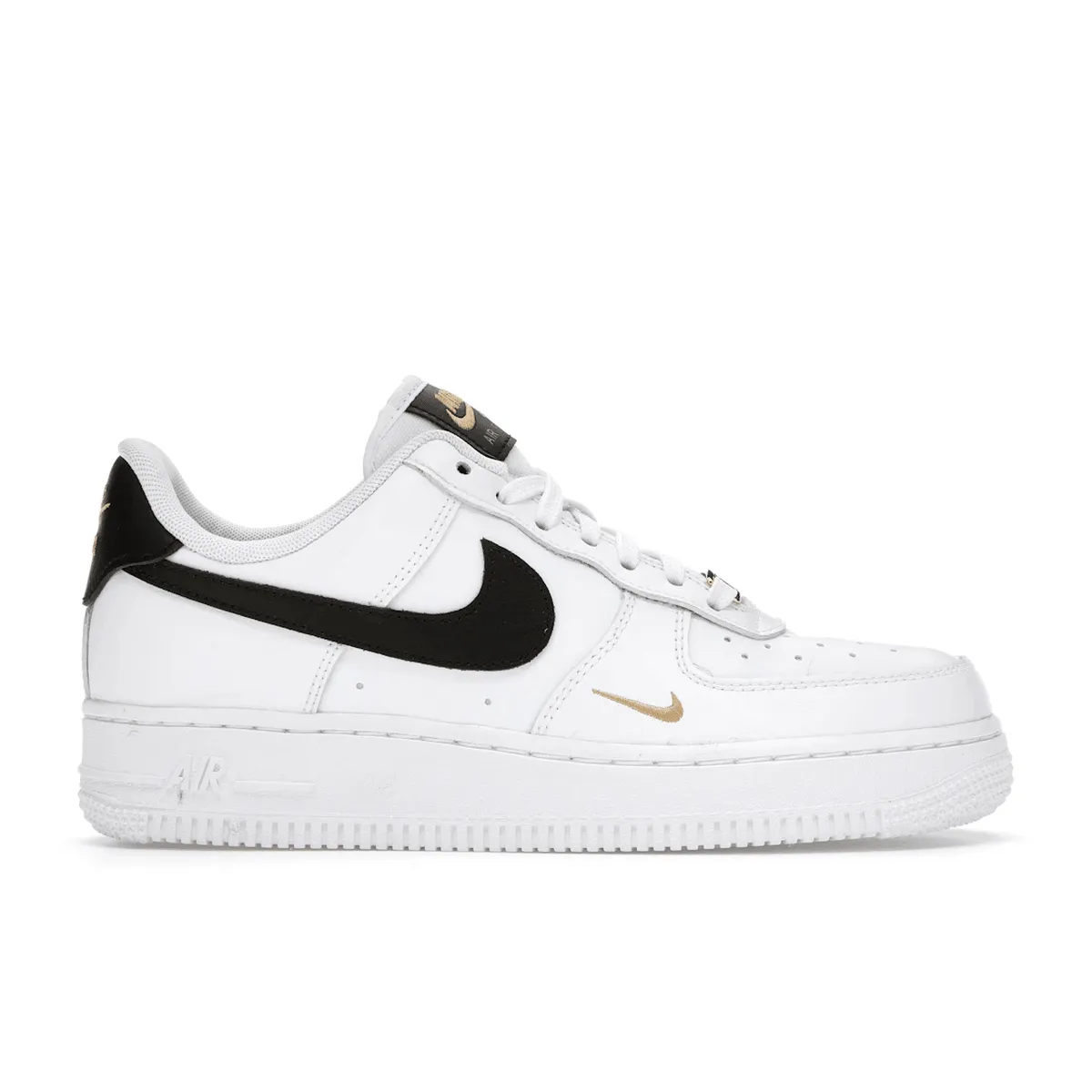 Air Force 1 Black Mini Swoosh Nike Air Force 1 heritage shoes for everyday wear