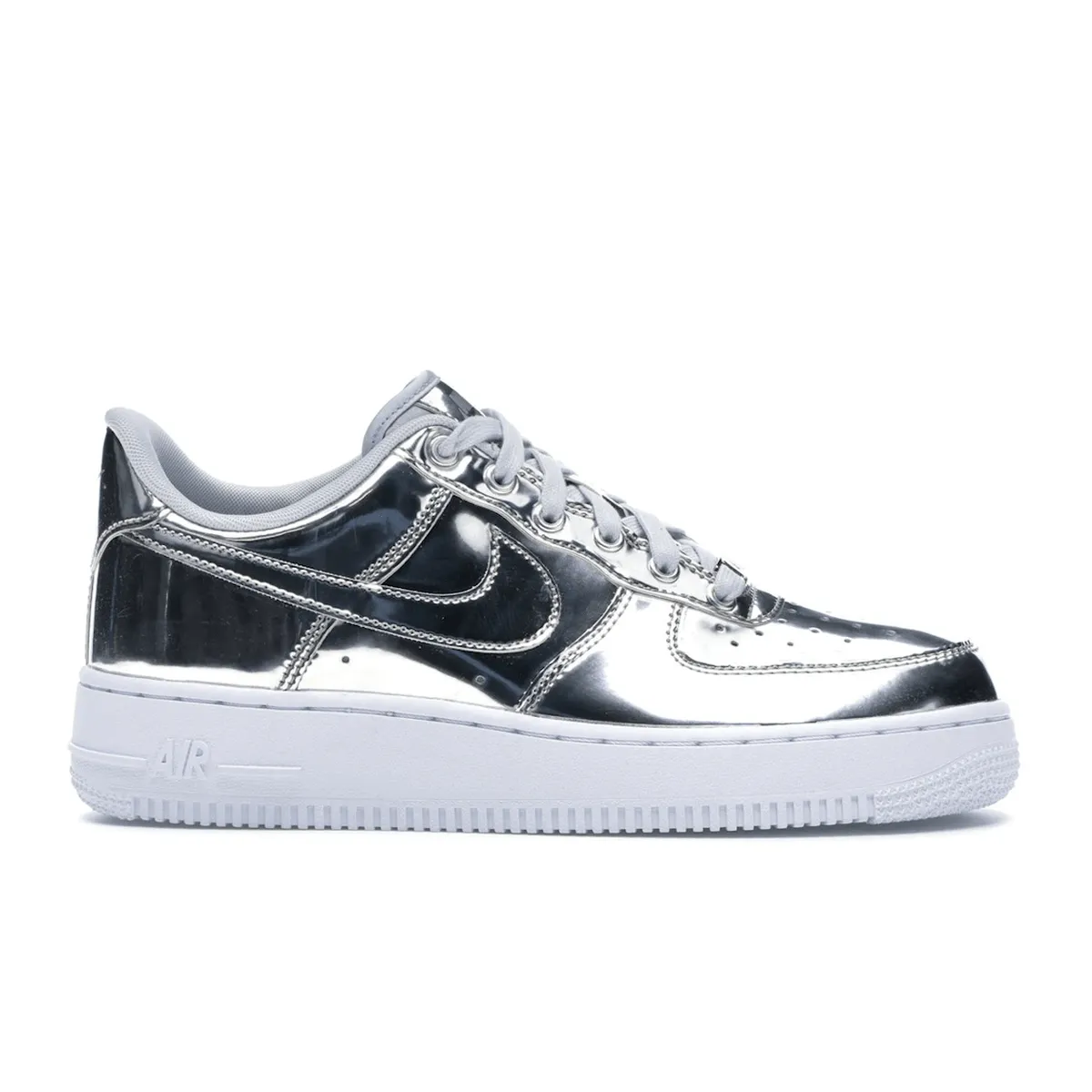 Air Force 1 Liquid Metal - Chrome Nike Air Force 1 heritage shoes for everyday wear