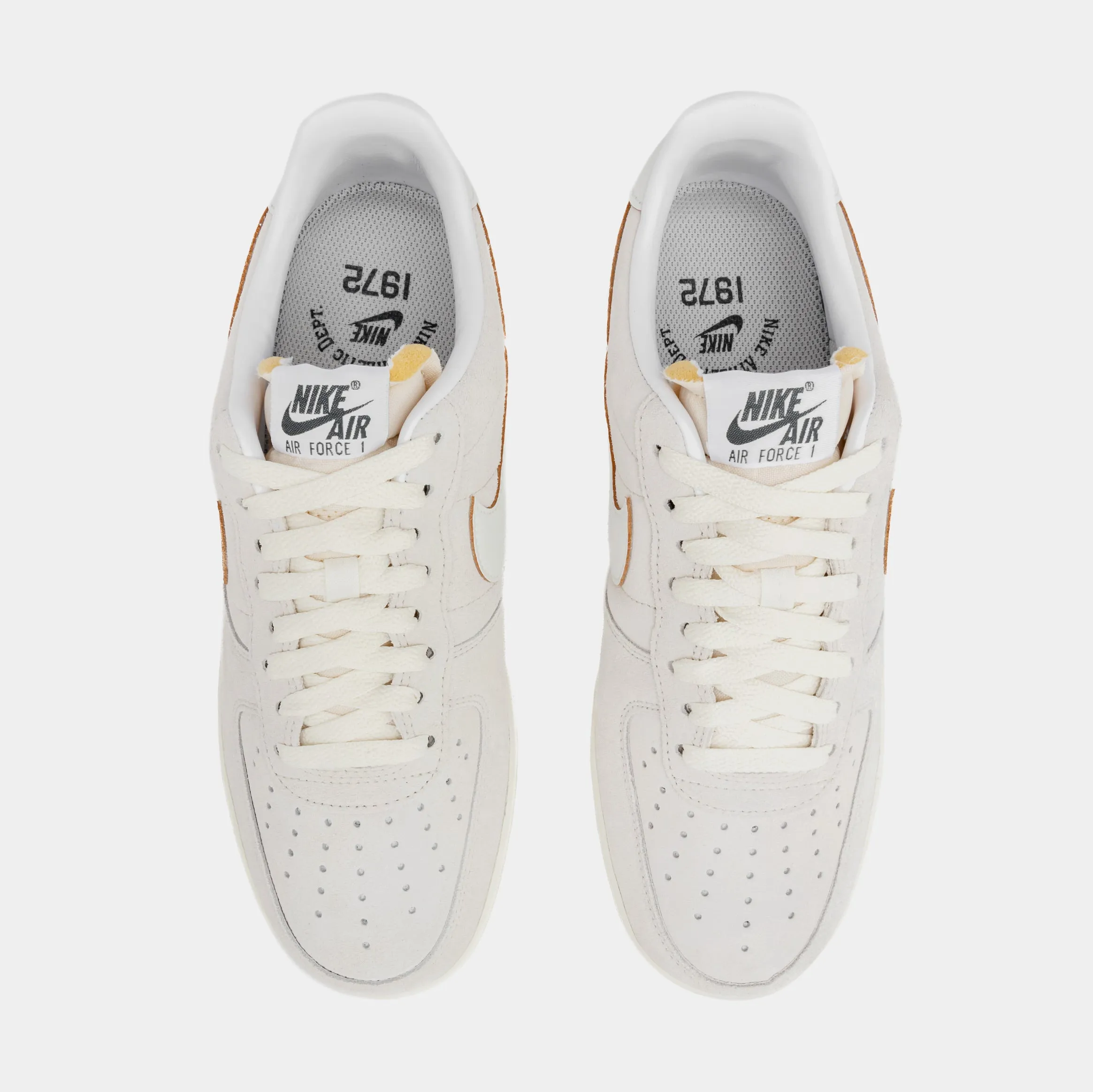 Air Force 1 Low Athletic Department Mens Basketball Shoes (Light Orewood Brown/Coconut Milk/Deep Jungle/Sail) Nike Max 95 versions