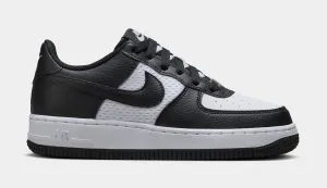 Air Force 1 Low Grade School Lifestyle Shoes (Black/White) nike air force 1 timeless streetwear shoes