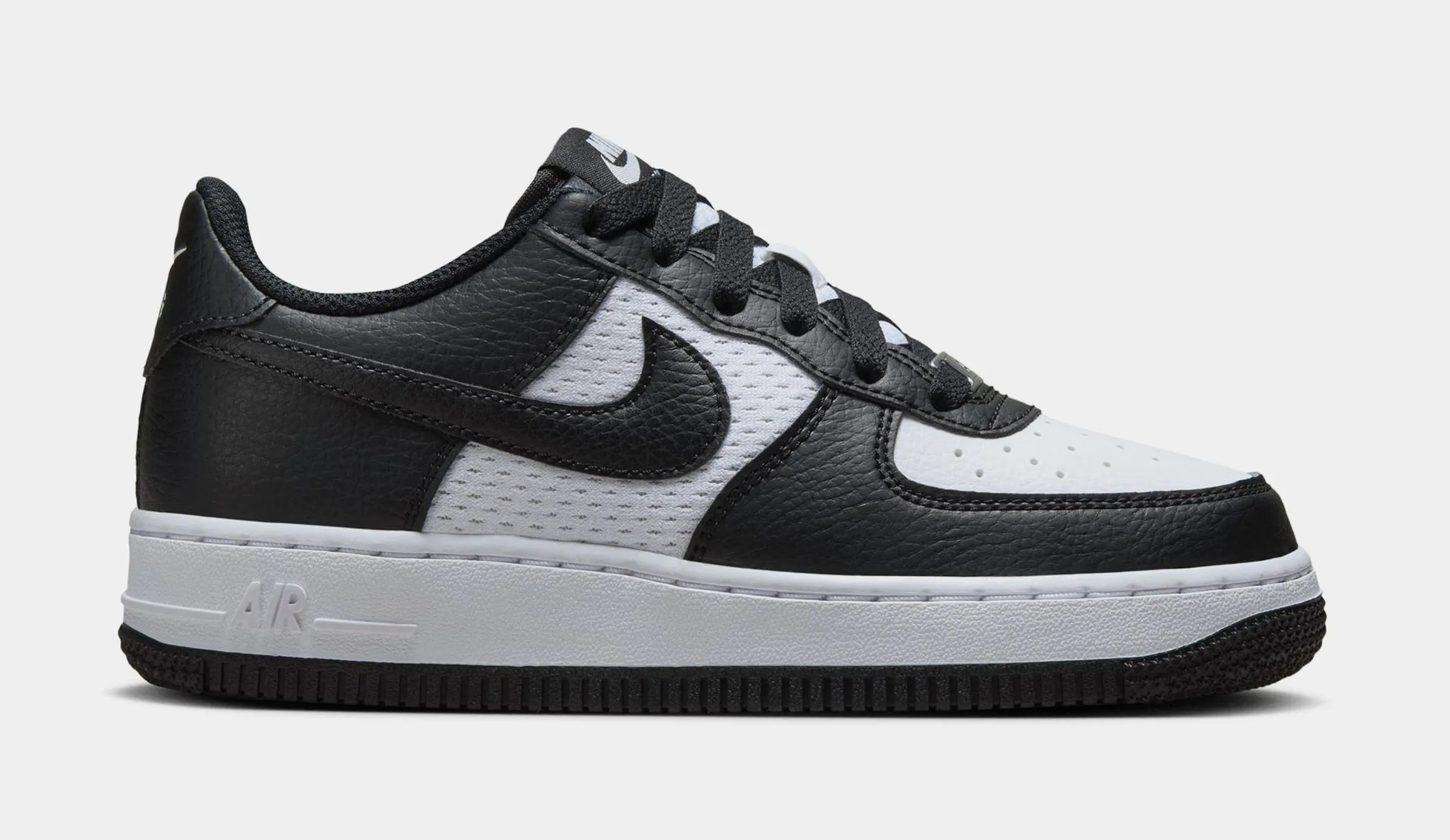 Air Force 1 Low Grade School Lifestyle Shoes (Black/White) nike air force 1 timeless streetwear shoes