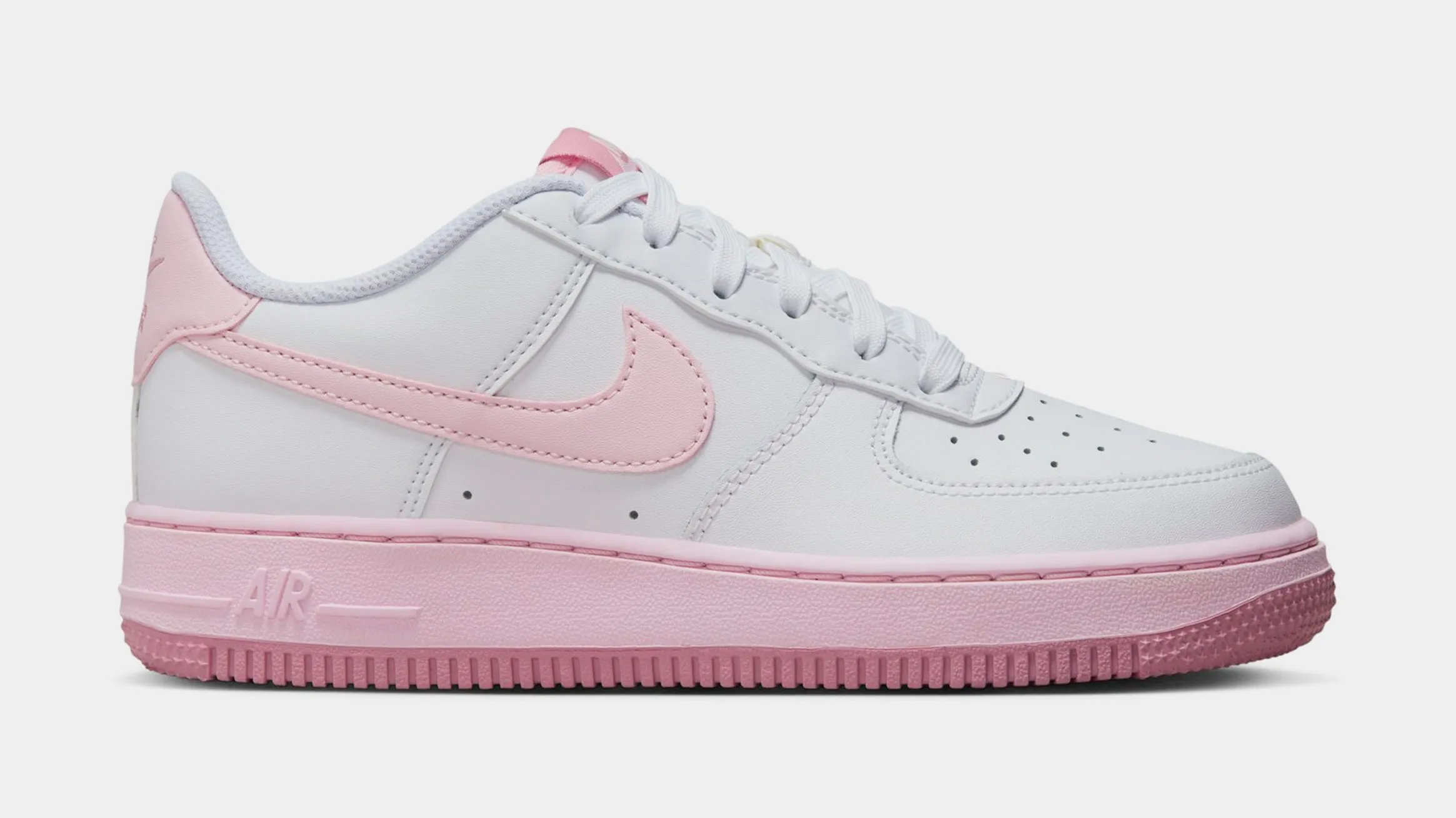 Air Force 1 Low Grade School Lifestyle Shoes (White/Pink Foam) nike air force 1 timeless streetwear shoes