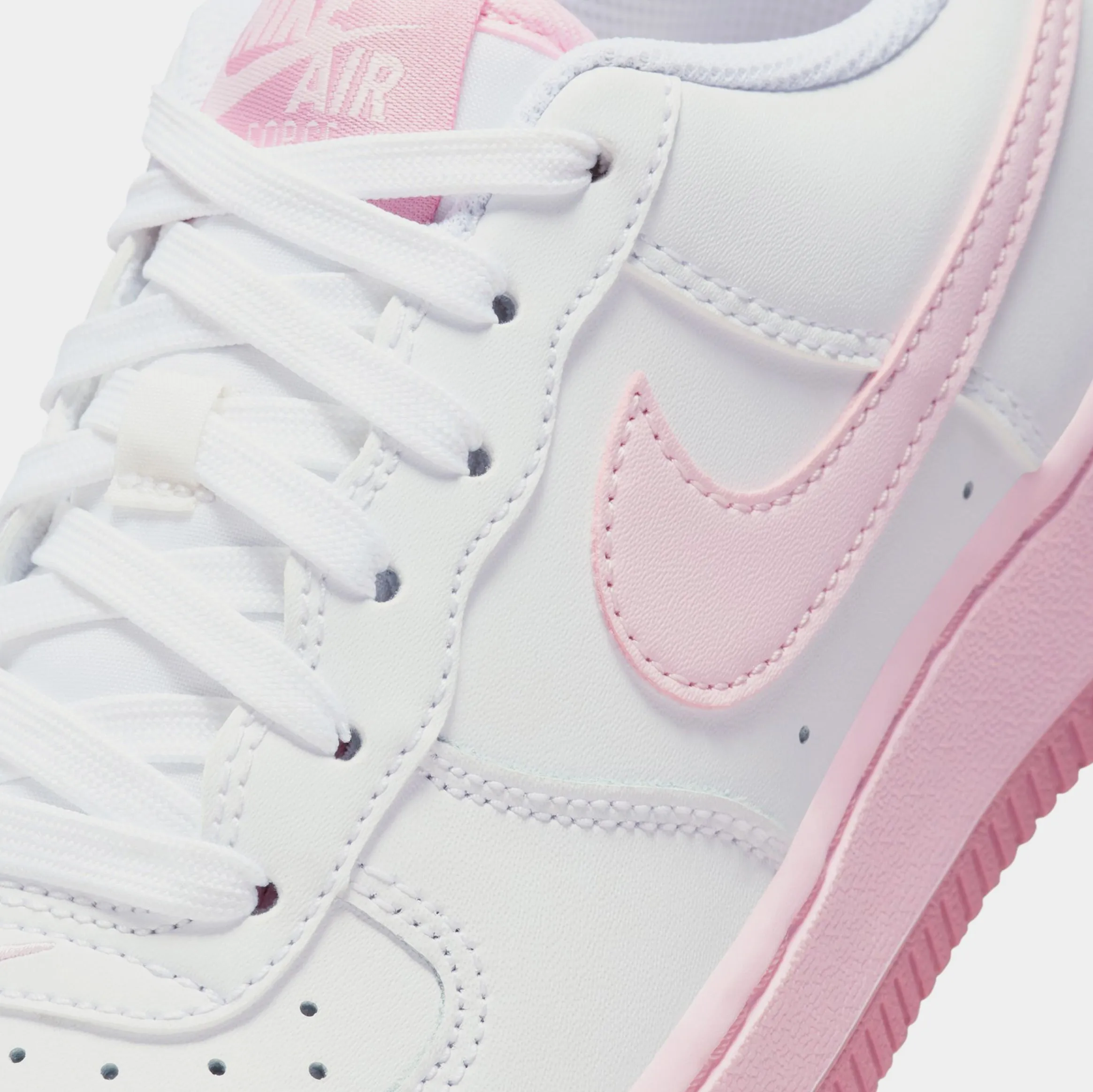 Air Force 1 Low Grade School Lifestyle Shoes (White/Pink Foam) Nike Max 95 versions