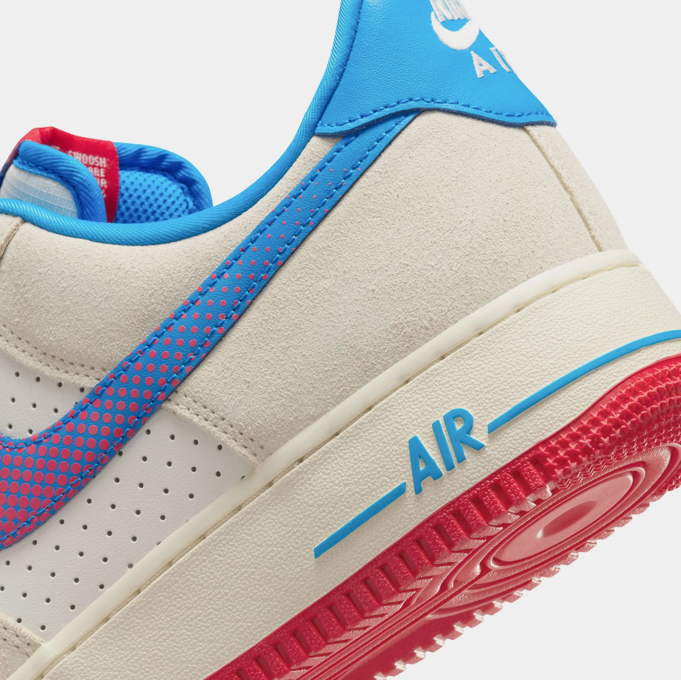 Air Force 1 Low Nike Inc Mens Basketball Shoes (Coconut Milk/Sail/Photo Blue/University Red) Nike Max 95 versions