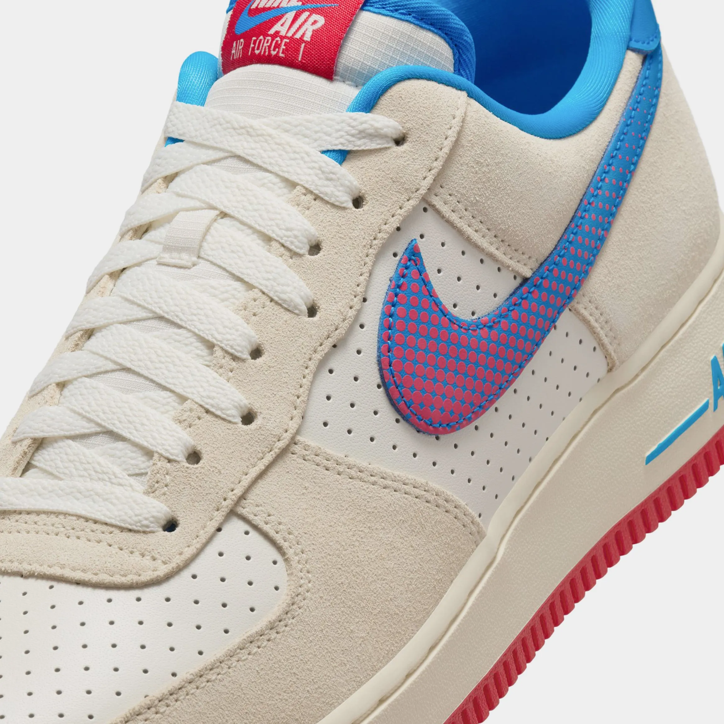 Air Force 1 Low Nike Inc Mens Basketball Shoes (Coconut Milk/Sail/Photo Blue/University Red) Nike Max 95 versions